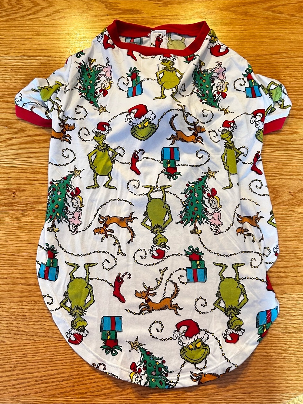 Dr. Seuss The Grinch Dog Christmas Pajamas Size Large NWT